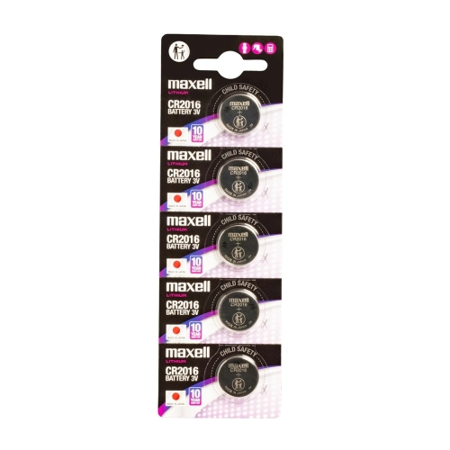 CR2016 5PZ BLISTER PACK - 18586100