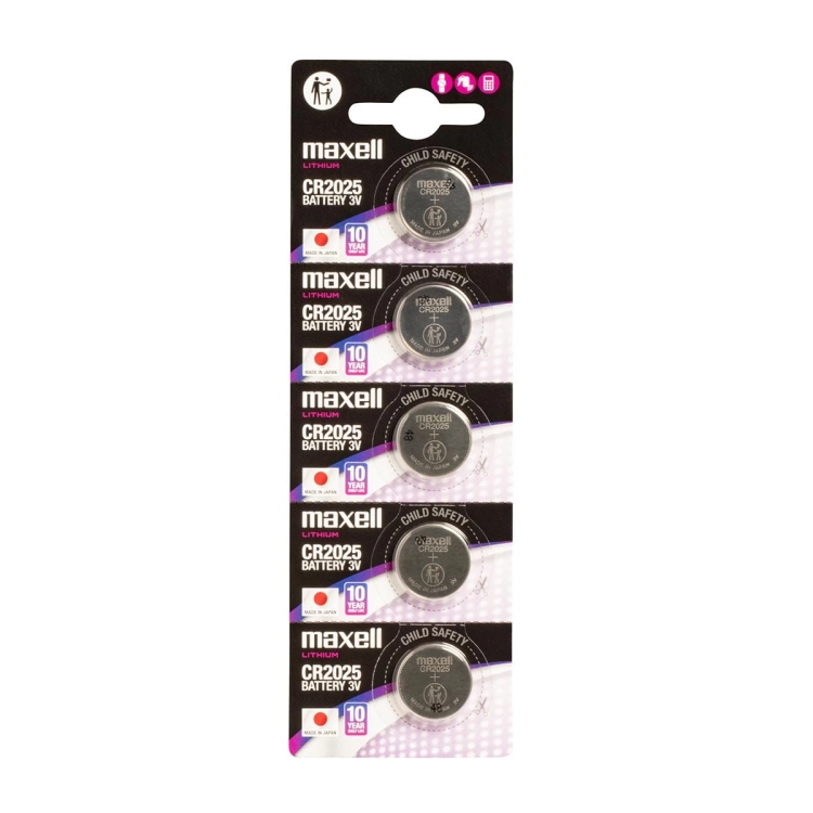 Maxell CR2025 Litio - Blister da 5 | Delmax