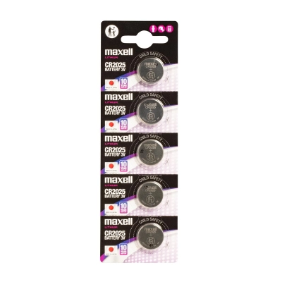 Maxell CR2025 Litio - Blister da 5 | Delmax