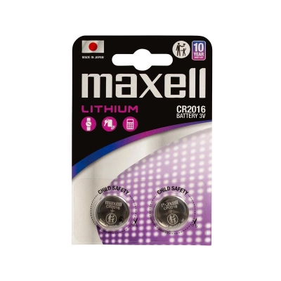 Maxell CR2016 Litio - Blister da 2 | Delmax