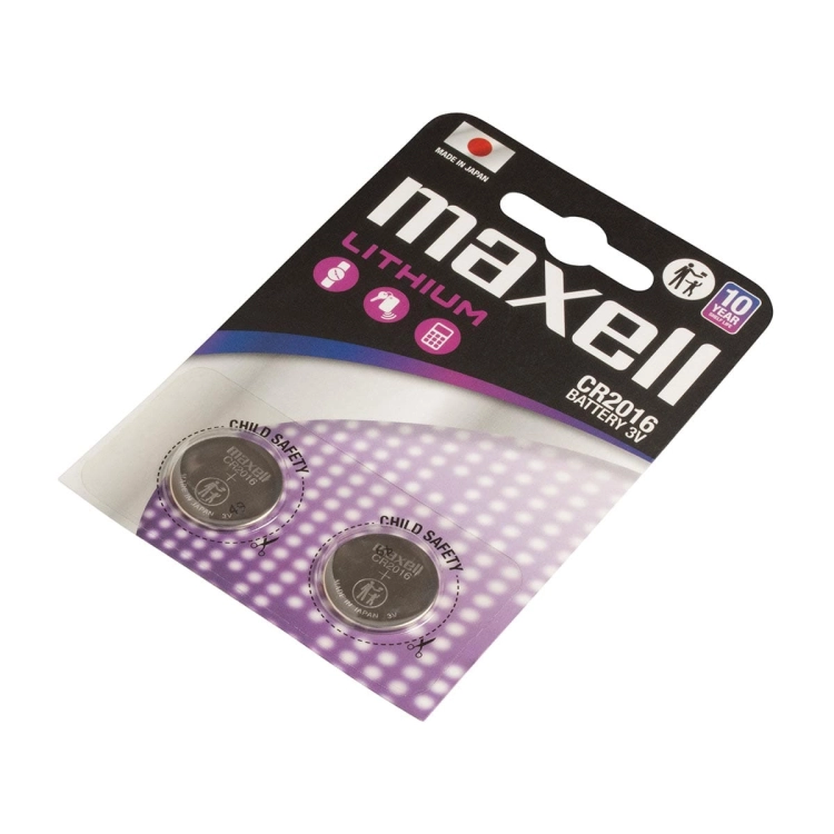 Maxell CR2016 Litio - Blister da 2 | Delmax