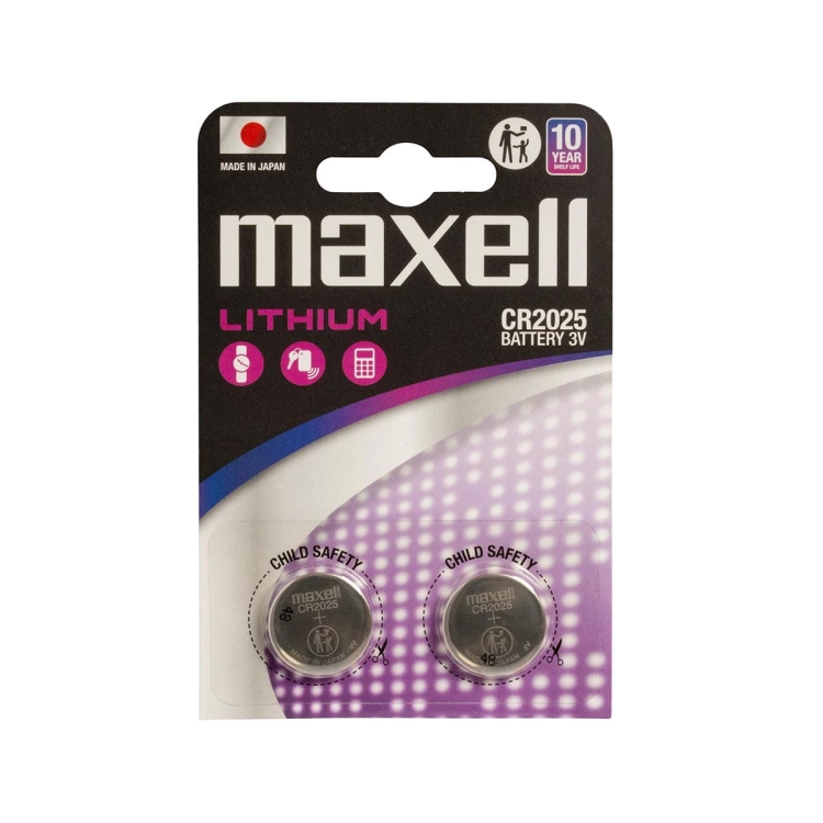 Maxell CR2025 Litio - Blister da 2 | Delmax