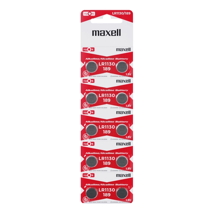 Maxell LR1130 Alcaline - Blister da 10 | Delmax