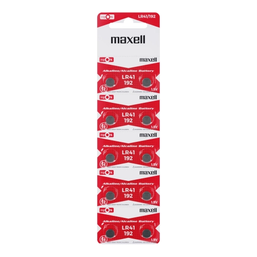 Maxell LR41 Alcaline - Blister da 10 | Delmax