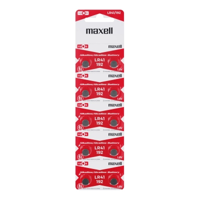 Maxell LR41 Alcaline - Blister da 10 | Delmax
