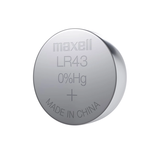 Maxell LR43 Alcaline - Blister da 10 | Delmax 2