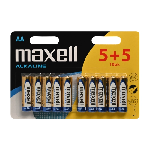Maxell LR6 AA Stilo Alcaline - Blister da 10 | Delmax