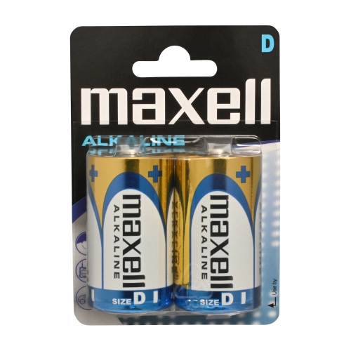 Maxell LR20 D Torcia Alcaline - Blister da 2 | Delmax