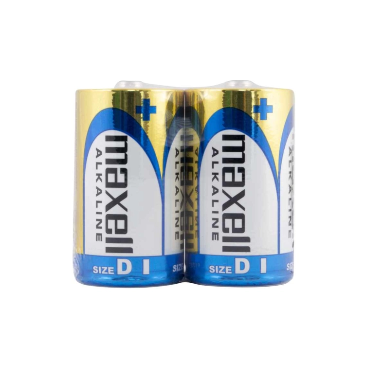 Maxell LR20 D Torcia Alcaline - Shrink da 2 | Delmax
