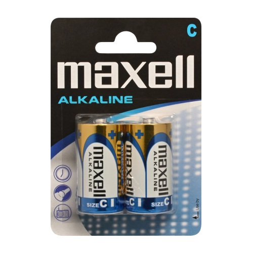 Maxell LR14 C Mezza Torcia Alcaline - Blister da 2 | Delmax