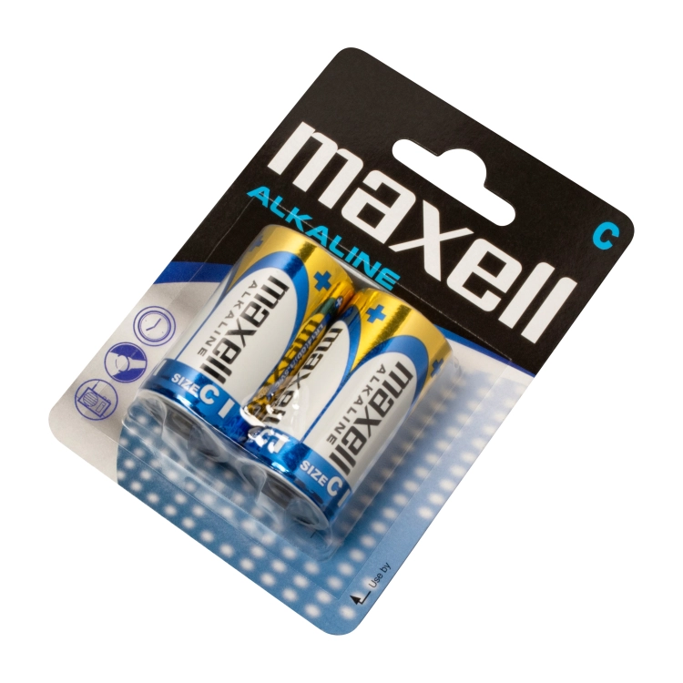 Maxell LR14 C Mezza Torcia Alcaline - Blister da 2 | Delmax