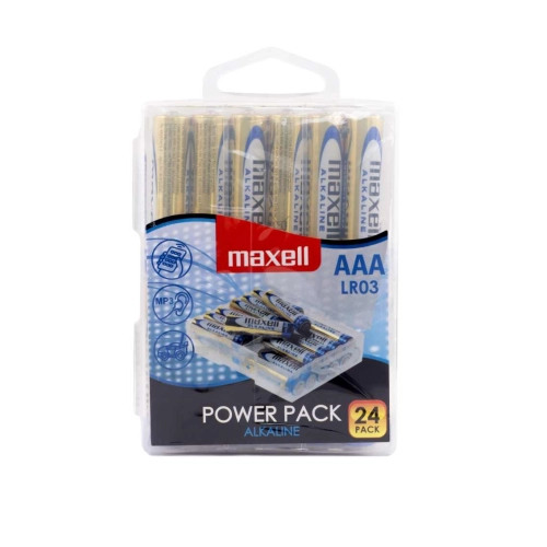 Maxell LR03 AAA Ministilo Alcaline - Scatola da 24 | Delmax