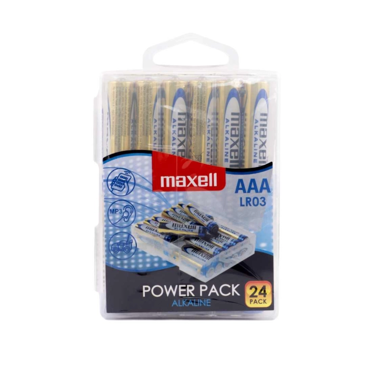 Maxell LR03 AAA Ministilo Alcaline - Scatola da 24 | Delmax