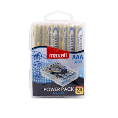 Maxell LR03 AAA Ministilo Alcaline - Scatola da 24 | Delmax