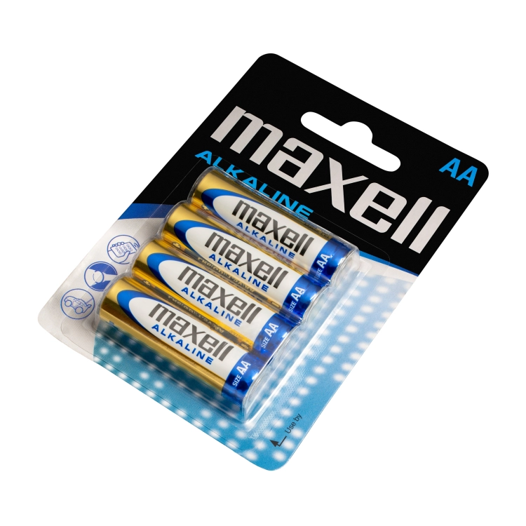 Maxell LR6 AA Stilo Alcaline - Blister da 4 | Delmax