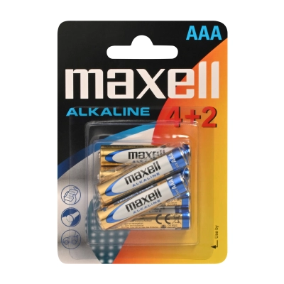 Maxell LR03 AAA Ministilo Alcaline - Blister da 6 | Delmax
