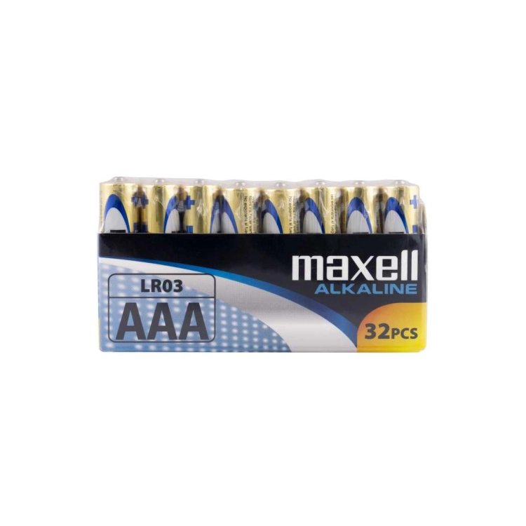Maxell LR03 AAA Ministilo Alcaline - Shrink da 32 | Delmax