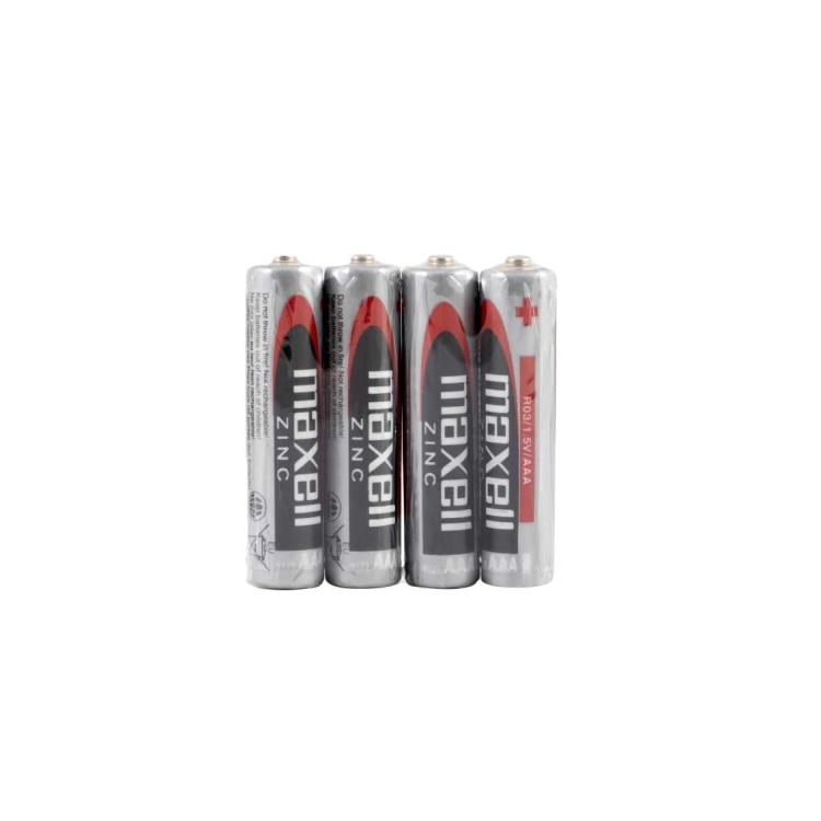 Maxell R03 AAA Ministilo Zinco-Manganese - Shrink da 4 | Delmax
