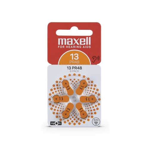 Maxell 13 PR48 Zinco-Aria - Blister da 6 | Delmax