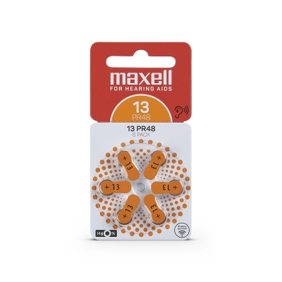Maxell 13 PR48 Zinco-Aria - Blister da 6 | Delmax