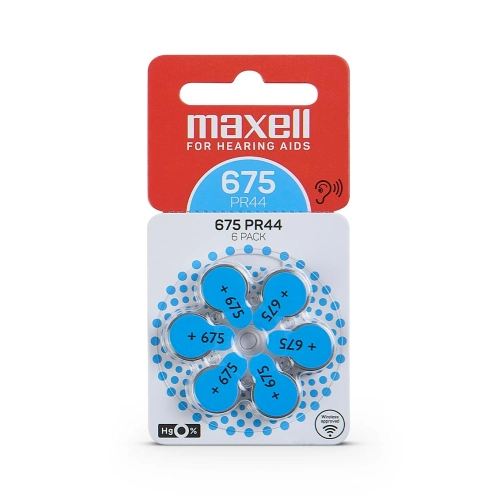 Maxell 675 PR44 Zinco-Aria - Blister da 6 | Delmax