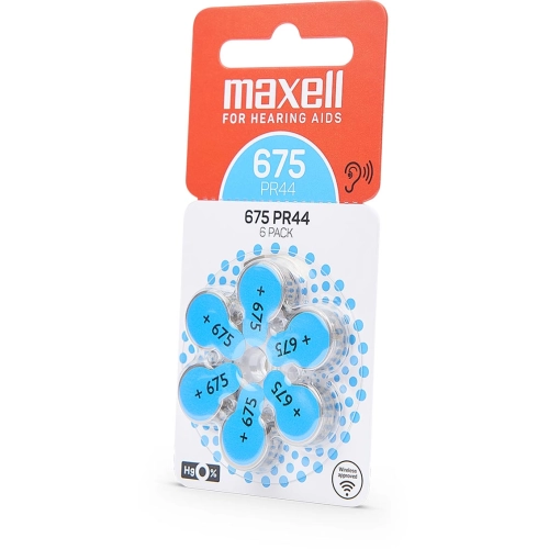Maxell 675 PR44 Zinco-Aria - Blister da 6 | Delmax 2