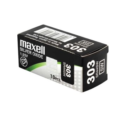 Batterie Maxell 303 SR44SW - Scatola da 10 | Delmax