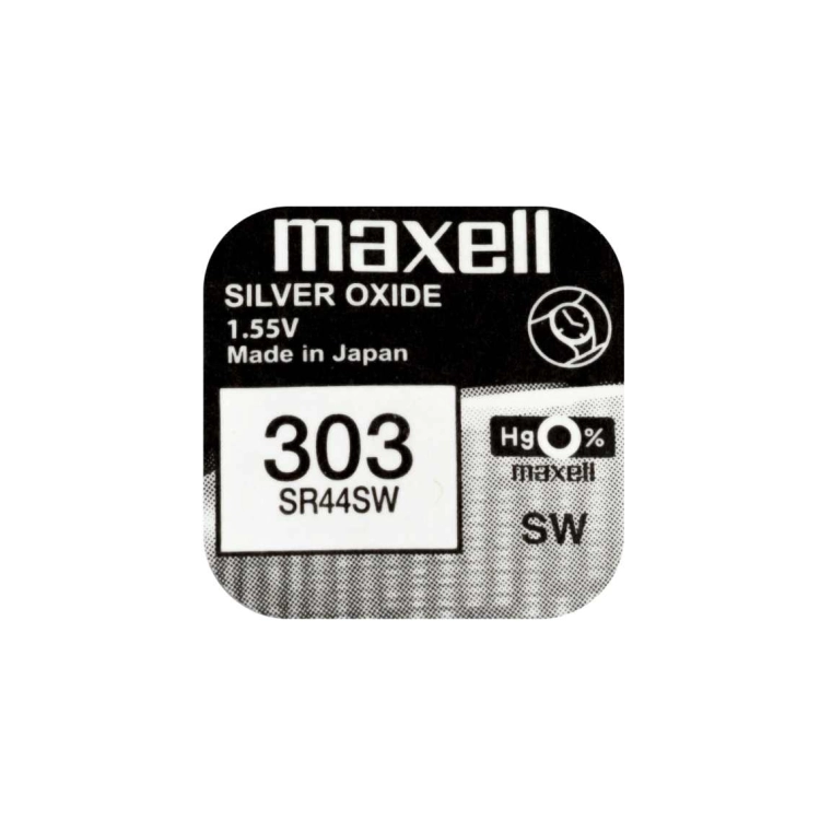 Batterie Maxell 303 SR44SW - Scatola da 10 | Delmax