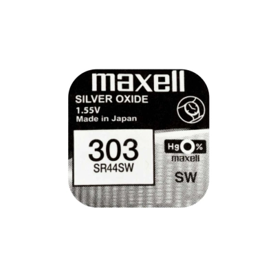 Batterie Maxell 303 SR44SW - Scatola da 10 | Delmax