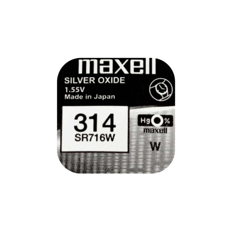 Batterie Maxell 314 SR716W - Scatola da 10 | Delmax
