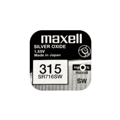 Batterie Maxell 315 SR716SW - Scatola da 10 | Delmax