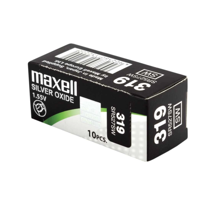 Batterie Maxell 319 SR527SW - Scatola da 10 | Delmax