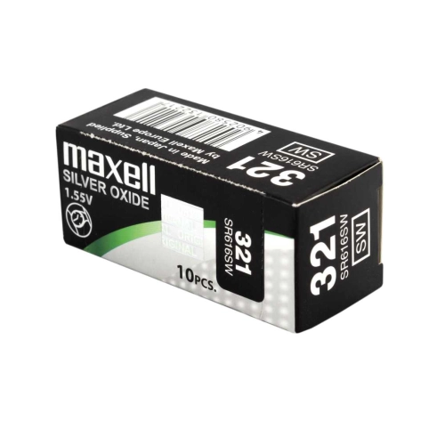 Batterie Maxell 321 SR616SW - Scatola da 10 | Delmax