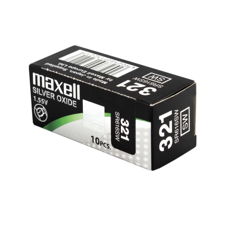 Batterie Maxell 321 SR616SW - Scatola da 10 | Delmax