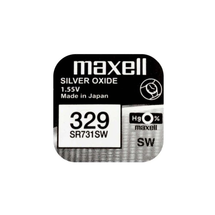 Batterie Maxell 329 SR731SW - Scatola da 10 | Delmax
