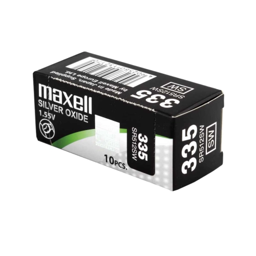 Batterie Maxell 335 SR512SW - Scatola da 10 | Delmax
