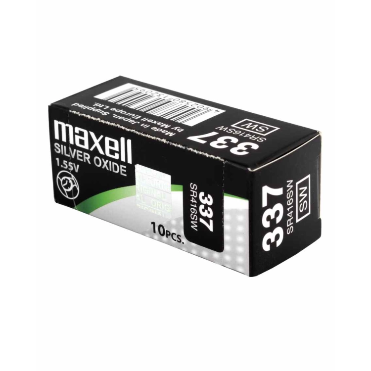 Batterie Maxell 337 SR416SW - Scatola da 10 | Delmax