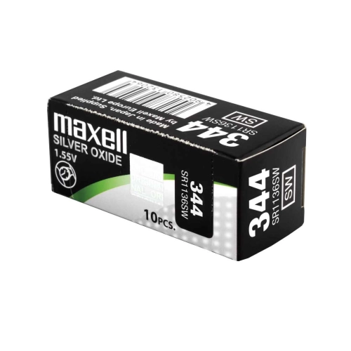 Batterie Maxell 344 SR1136SW - Scatola da 10 | Delmax