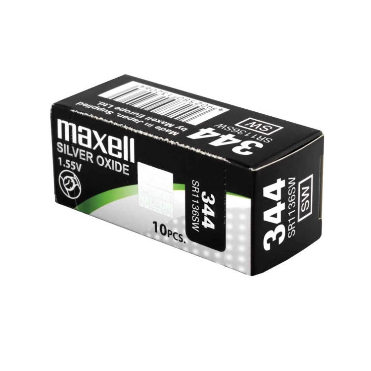 Batterie Maxell 344 SR1136SW - Scatola da 10 | Delmax