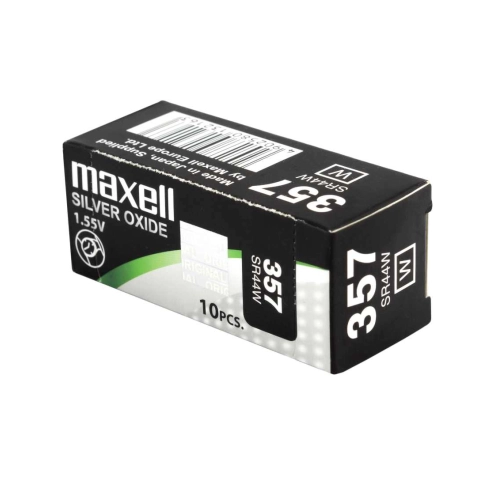 Batterie Maxell 357 SR44W all’ossido d’argento da 1,55 V