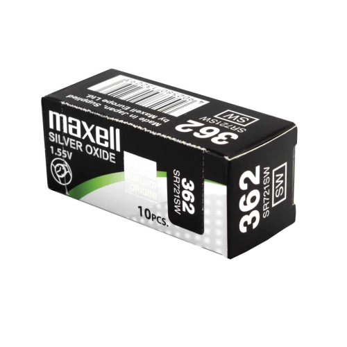 Batterie Maxell 362 SR721SW all’ossido d’argento da 1,55 V
