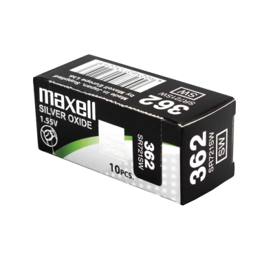 Batterie Maxell 362 SR721SW all’ossido d’argento da 1,55 V