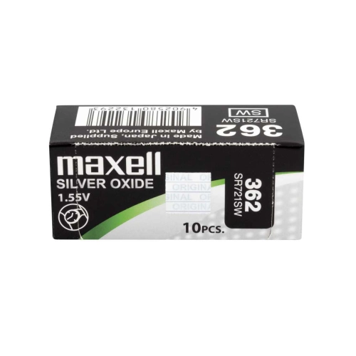Batterie Maxell 362 SR721SW all’ossido d’argento da 1,55 V 2