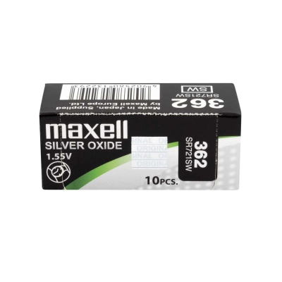 Batterie Maxell 362 SR721SW all’ossido d’argento da 1,55 V