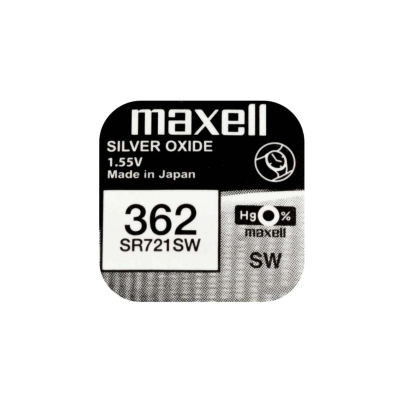 Batterie Maxell 362 SR721SW all’ossido d’argento da 1,55 V