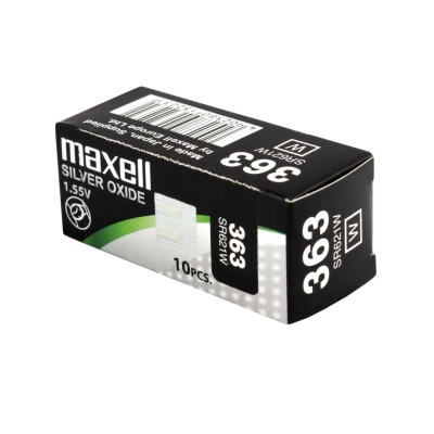 Batterie Maxell 363 SR621W all’ossido d’argento da 1,55 V