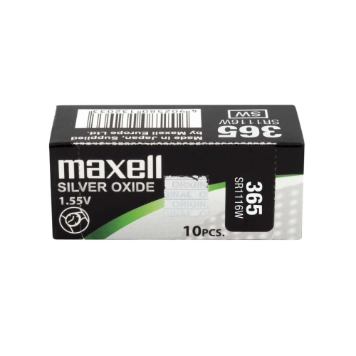 Batterie Maxell 365 SR1116W all’ossido d’argento da 1,55 V 2