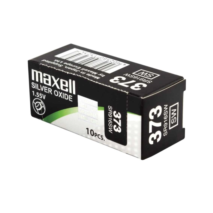 Batterie Maxell 373 SR916SW all’ossido d’argento da 1,55 V