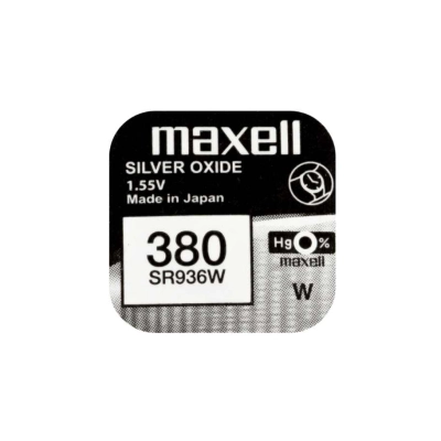 Batterie Maxell 380 SR936W all’ossido d’argento da 1,55 V