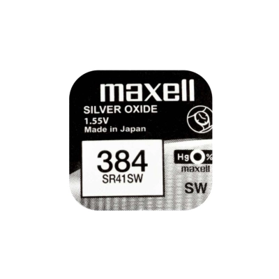Batterie Maxell 384 SR41SW all’ossido d’argento da 1,55 V